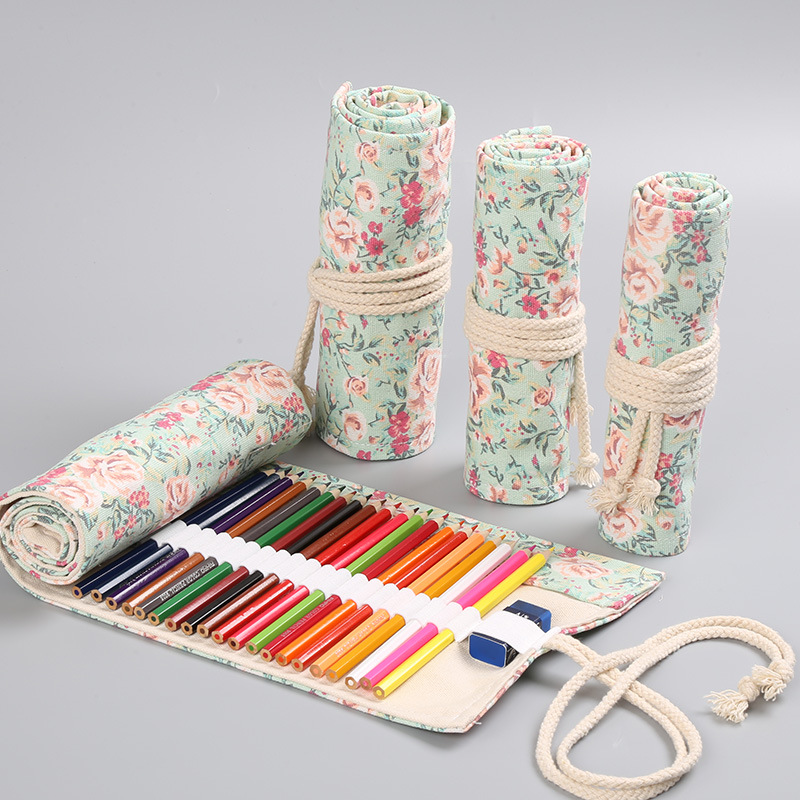 Stationery Supplier - 12/24/36/48/72 Delik Çiçek Tuval Roll Up