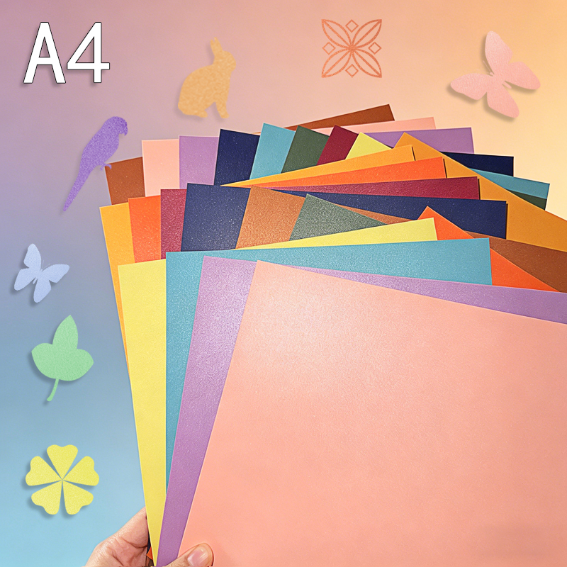 Cardstock Paper Pack - A4 Renkli Kart Stoğu 20 ADET
