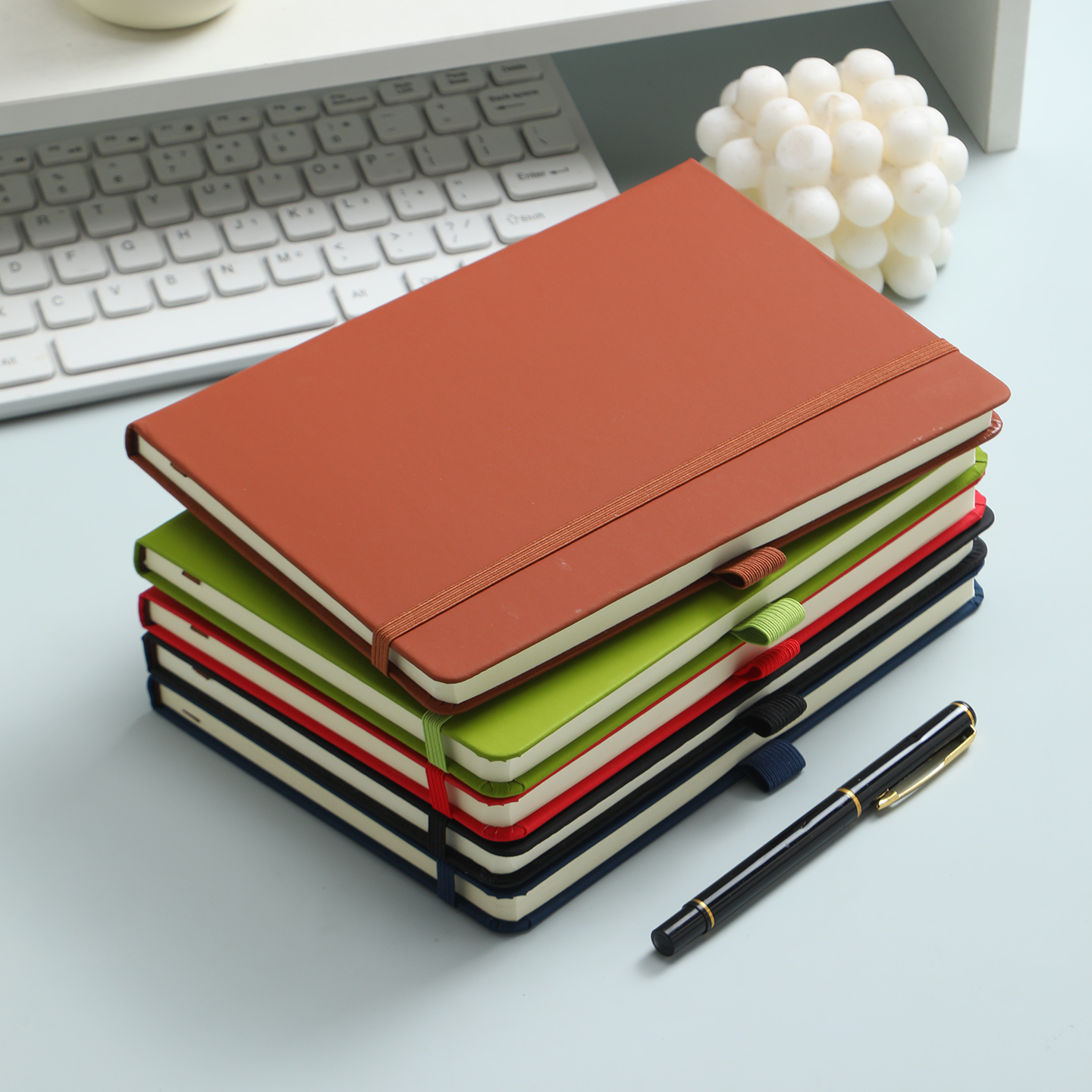 Journal Leather Hardcover - 3 Adet A5 Boyutunda PU Deri