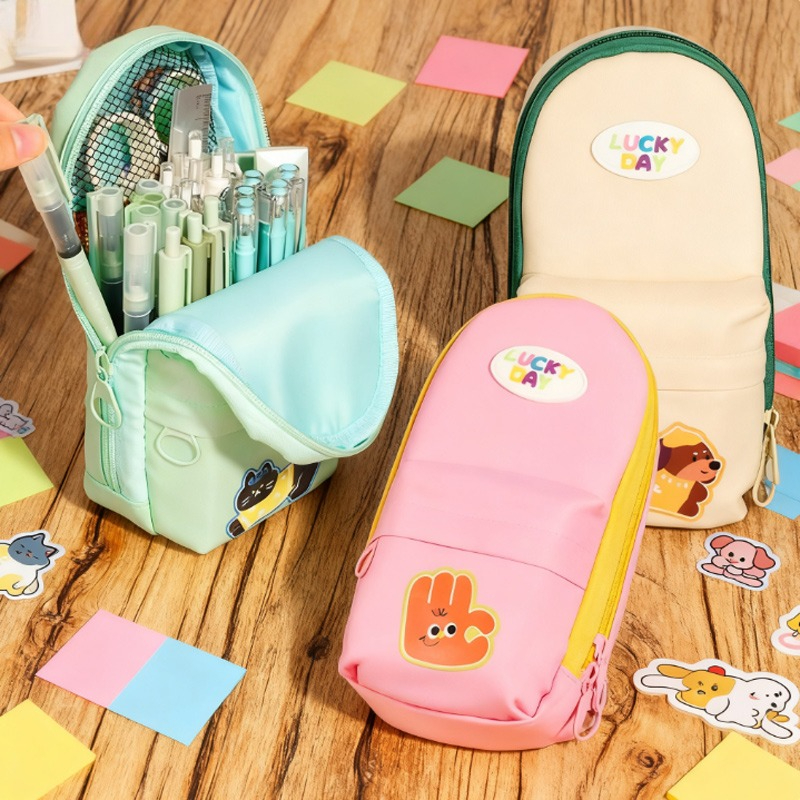 Stationery Office And School Supply Stores - Oxford Kanvas Dikey Kalem Çantaları Aşınmaya
