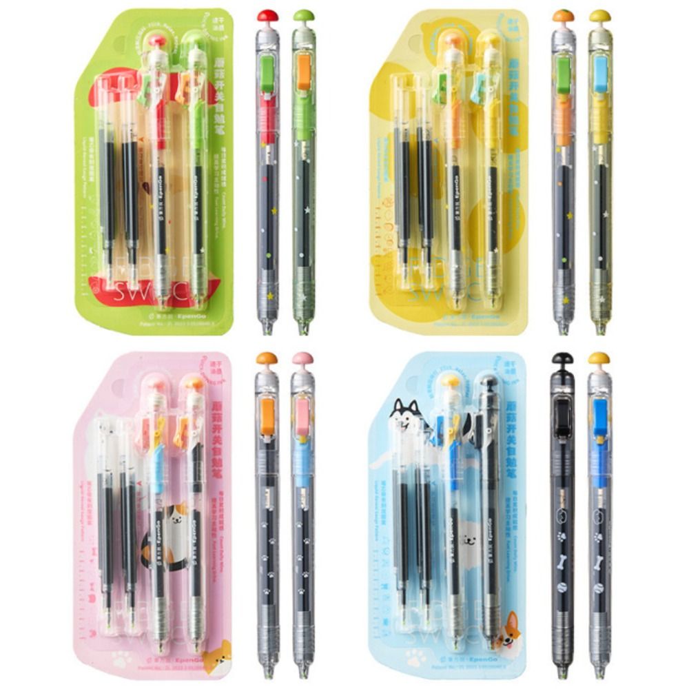 Gel Ink Pen Set - 4 adet/takım 0.5mm Relax Anahtarı Kalem