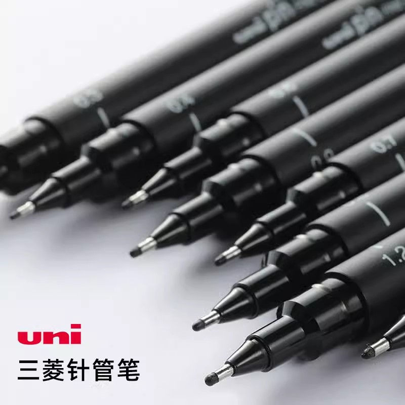 Gel Ink Pen Set - 3/6/12 adet Uni Iğne Jel Kalem