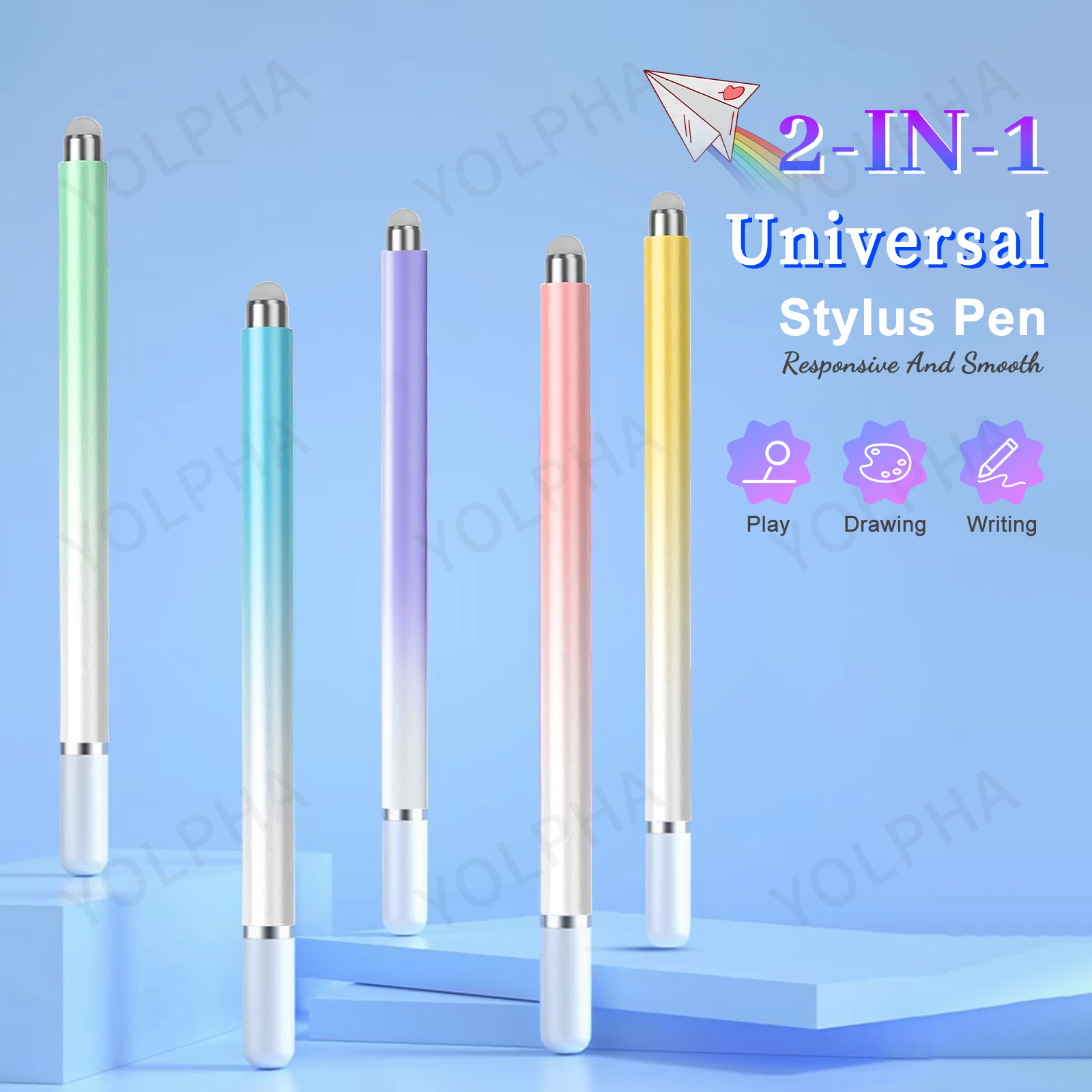Sticky Note Cube - 2 in 1 evrensel Stylus kalem