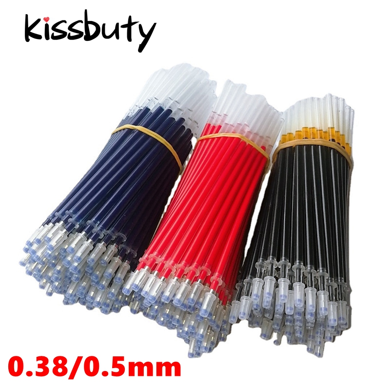 Gel Ink Pen Set - 0.38/0.5mm Jel Kalem Dolum Mavi/Siyah Mürekkep