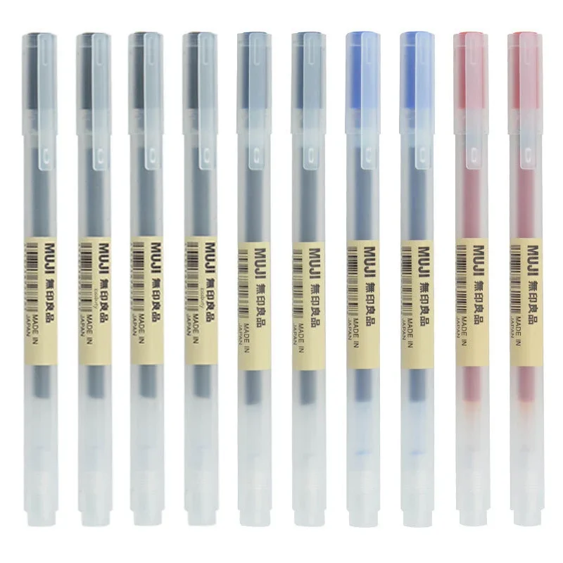 Office Stationery Supply Business - 10-30 adet/takım 0.38/0.5mm Jel kalem Siyah/Mavi