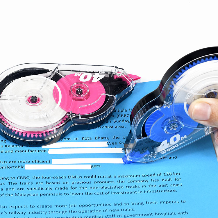 Correction Tape Roller - Test iyi uzunluk 40M beyaz dışarı