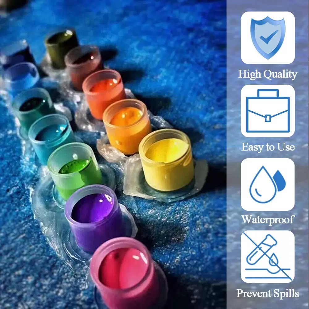 Calligraphy Ink Bottle - 1000/500/100 adet Plastik Dövme Mürekkep Bardakları