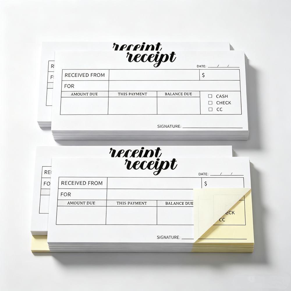 Carbon Copy Book - Küçük Butik İşletmeleri için Nakit Fatura