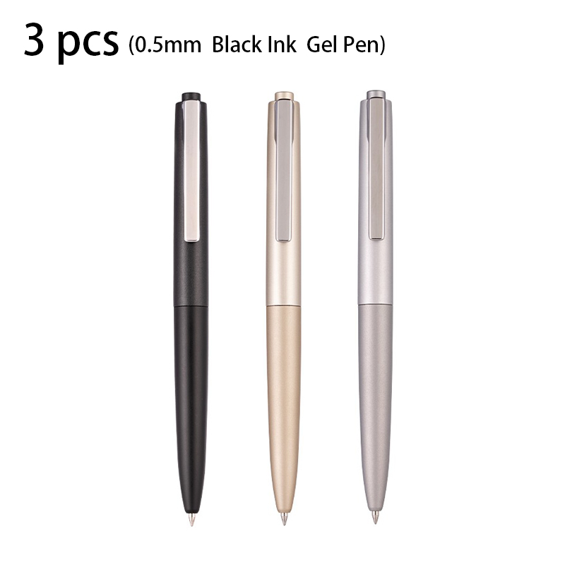 Office Stationery Supply Business - Deli 3 adet 0.5mm/0.7mm Siyah Mürekkep