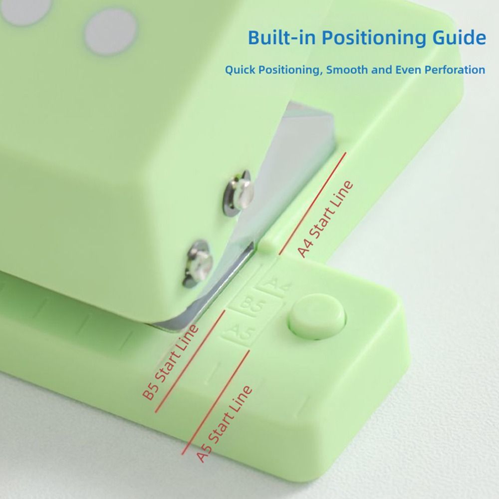 Paper Punch 3 Hole - 3/5 Delikli Delgeç Makinesi Mini Boyut