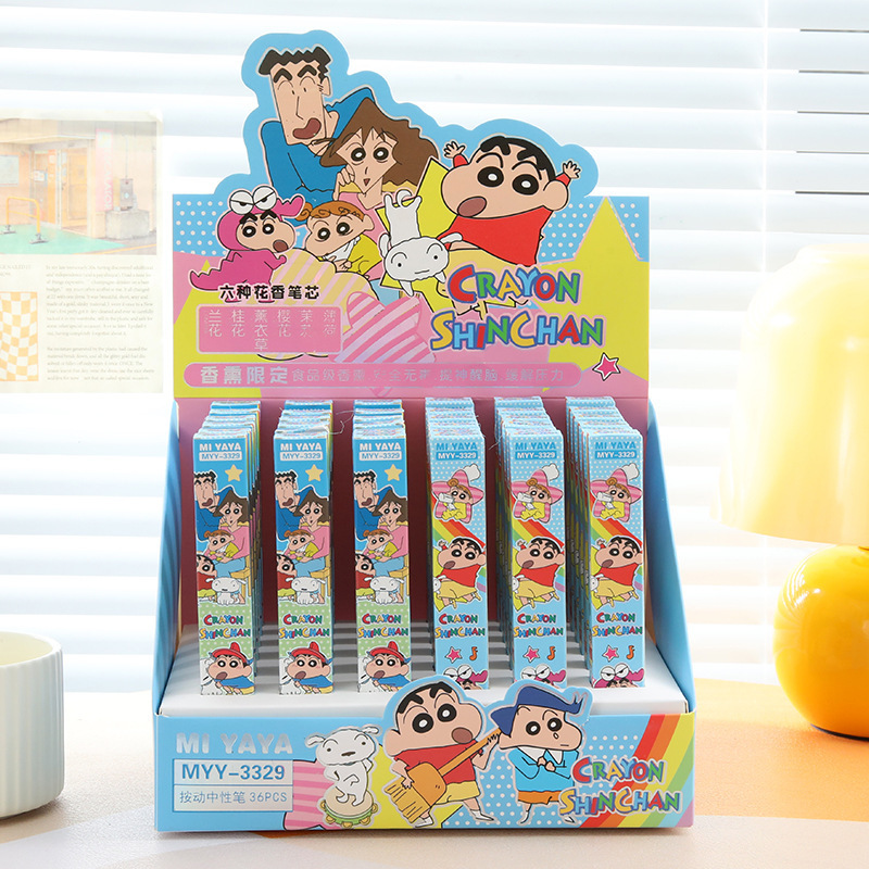 Stationery Supplier - 6 Adet Karikatür Crayon Shin-Chan Jel