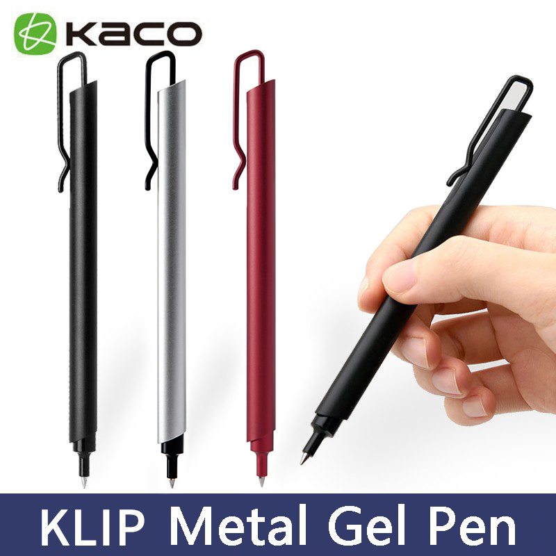 Office Stationery Supply Business - Kaco Metal jel kalem 0.5MM siyah