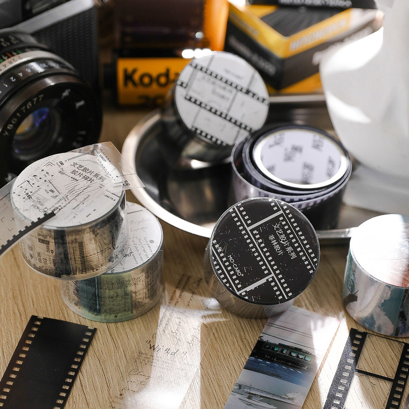 Washi Tape Set - 1 Rulo 2.5x200cm Film Temalı PET