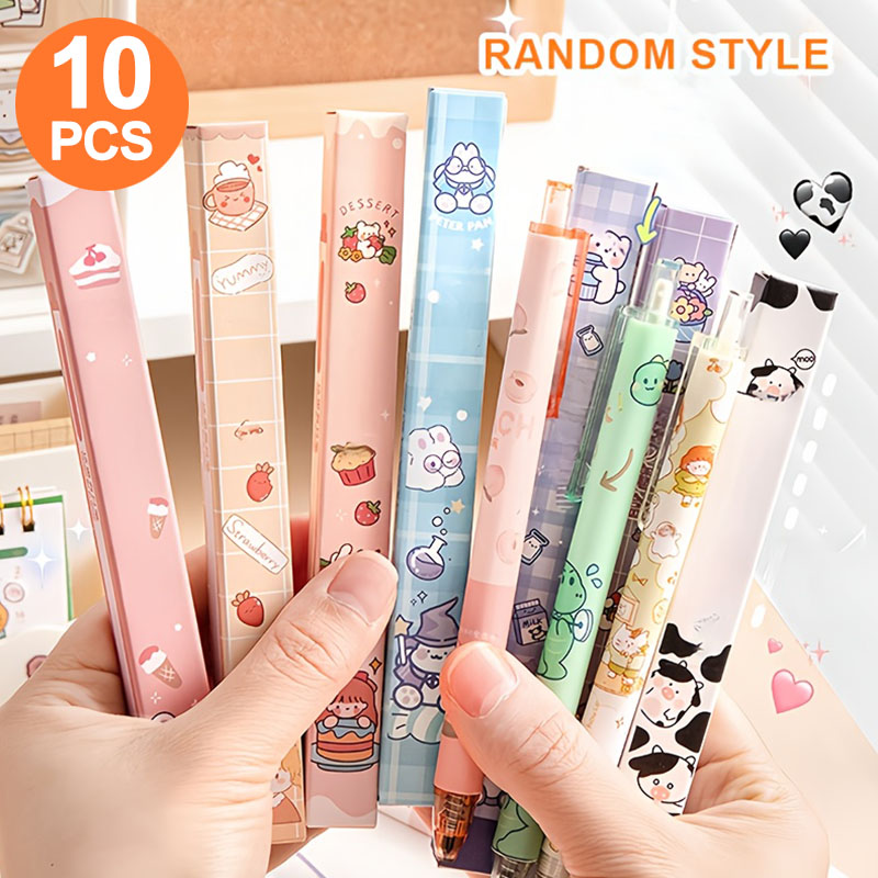 Office Stationery Supply Business - Kör Kutuda 10 Tekli Jel Kalem,