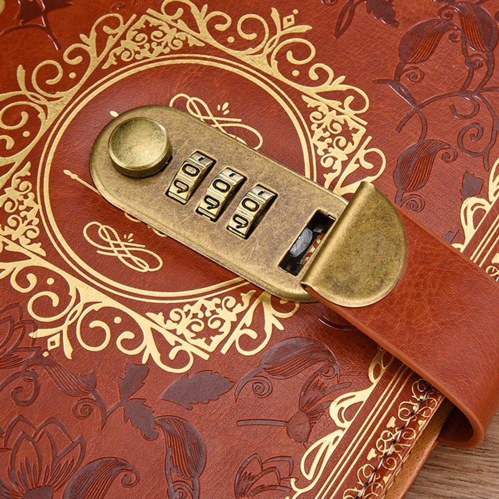 PU Deri A5 Günlük Defter Şifre - Journal Leather Hardcover incelemesi ve fiyatı
