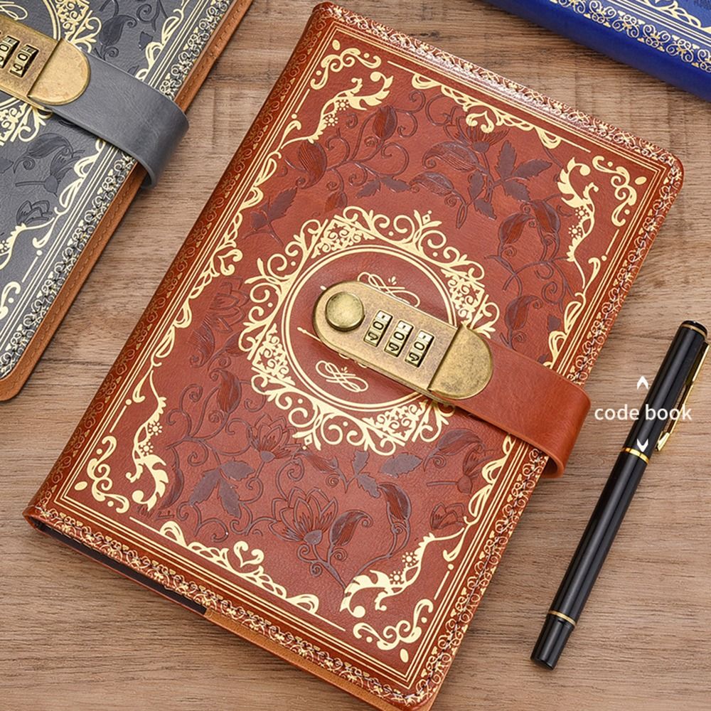 PU Deri A5 Günlük Defter Şifre - Journal Leather Hardcover incelemesi ve fiyatı