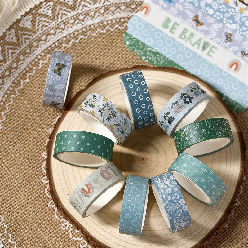 1 Set 10 Rulo Nazik Stil Washi - Washi Tape Set incelemesi ve fiyatı