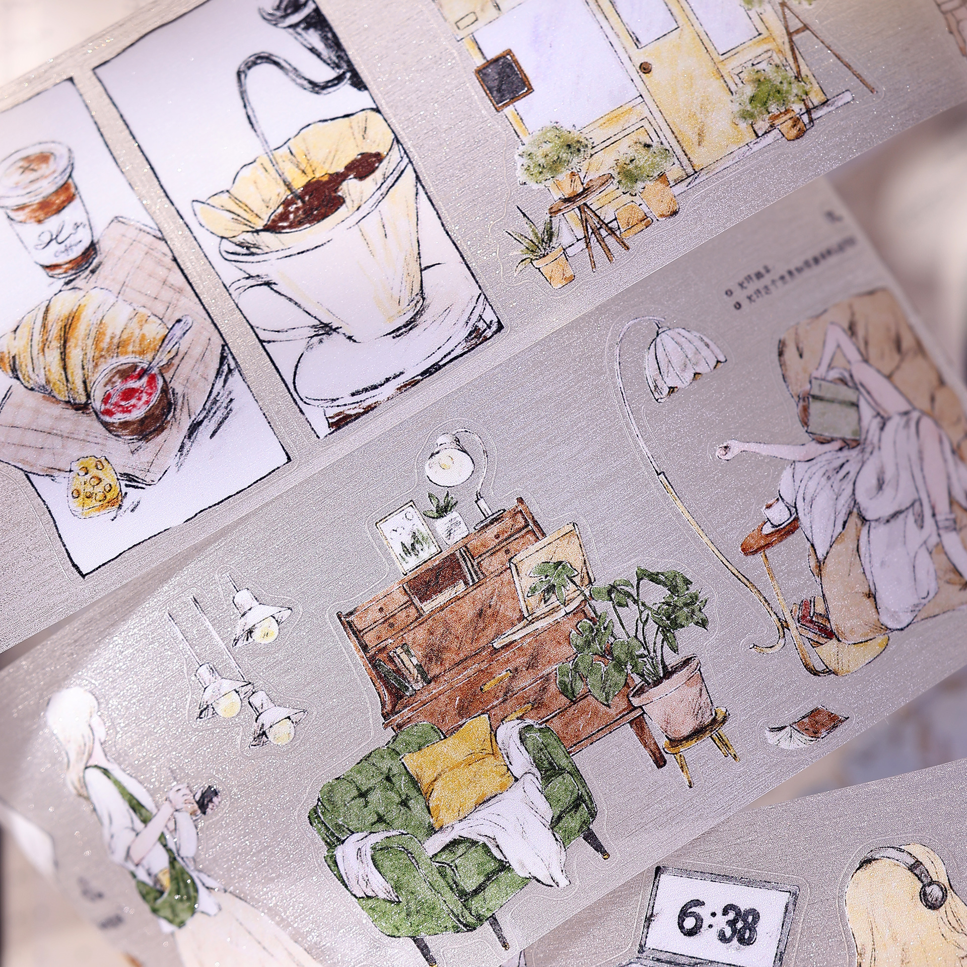 XiaoBaiJia Studio Vintage Kızl - Washi Tape Set incelemesi ve fiyatı