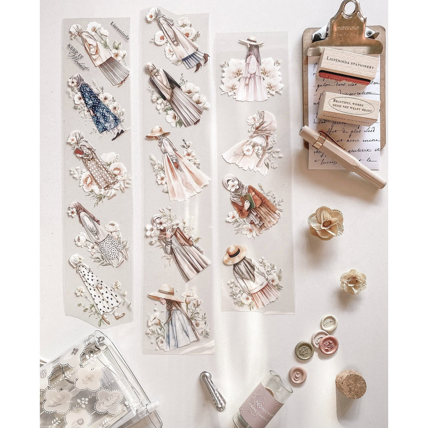 1 döngü Listenida X Windry Mon - Washi Tape Set incelemesi ve fiyatı