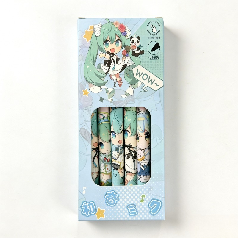 Hatsune Miku çabuk kuruyan jel - Gel Ink Pen Set incelemesi ve fiyatı