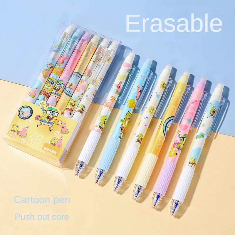 6 adet/takım SpongeBob Kawaii  - Gel Ink Pen Set incelemesi ve fiyatı