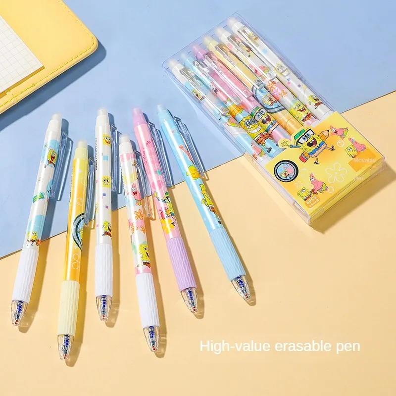 6 adet/takım SpongeBob Kawaii  - Gel Ink Pen Set incelemesi ve fiyatı