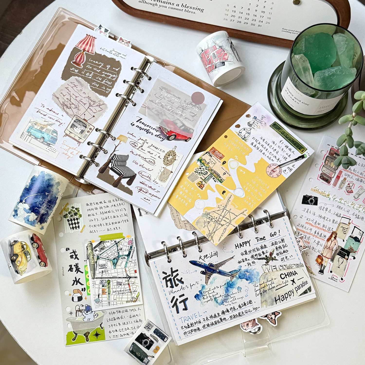 DengDeng Studio Vintage Seyaha - Washi Tape Set incelemesi ve fiyatı