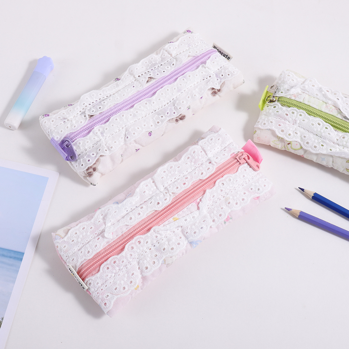 1 adet işlemeli dantel kalem ç - Stationery Office And School Supply Stores incelemesi ve fiyatı
