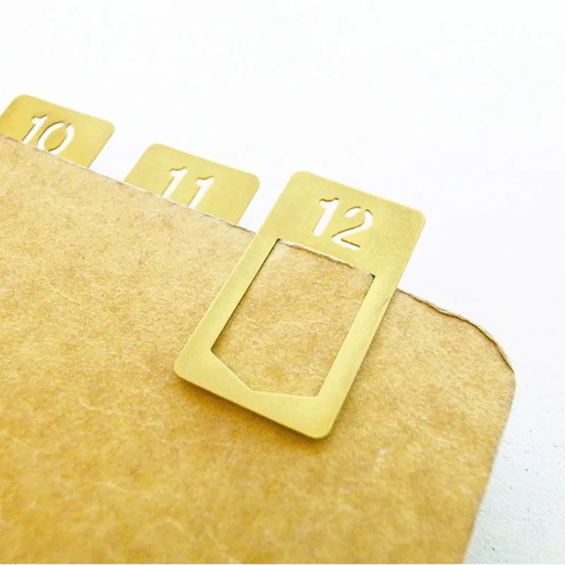 12 adet/grup Vintage bakır imi - Stationery Office And School Supply Stores incelemesi ve fiyatı
