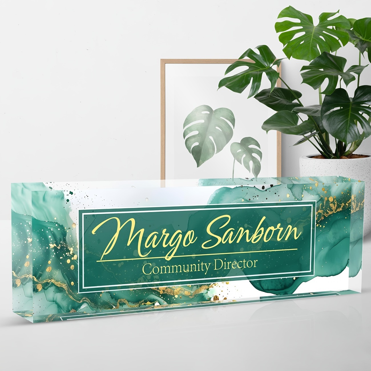 Özel Akrilik Masa İsimliği Day - Desk Name Plate incelemesi ve fiyatı