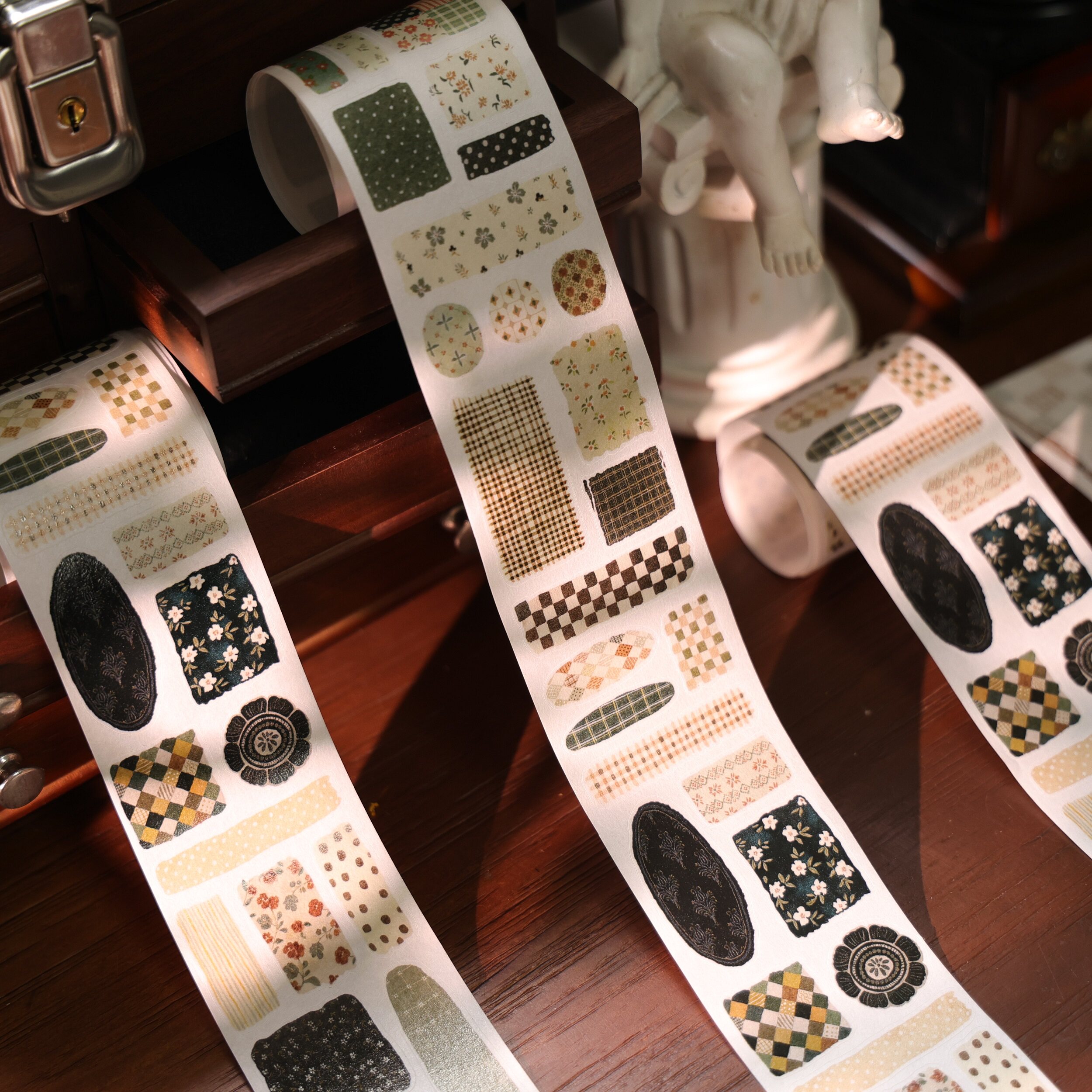 YiEr Studio Vintage Çiçekli Pa - Washi Tape Set incelemesi ve fiyatı