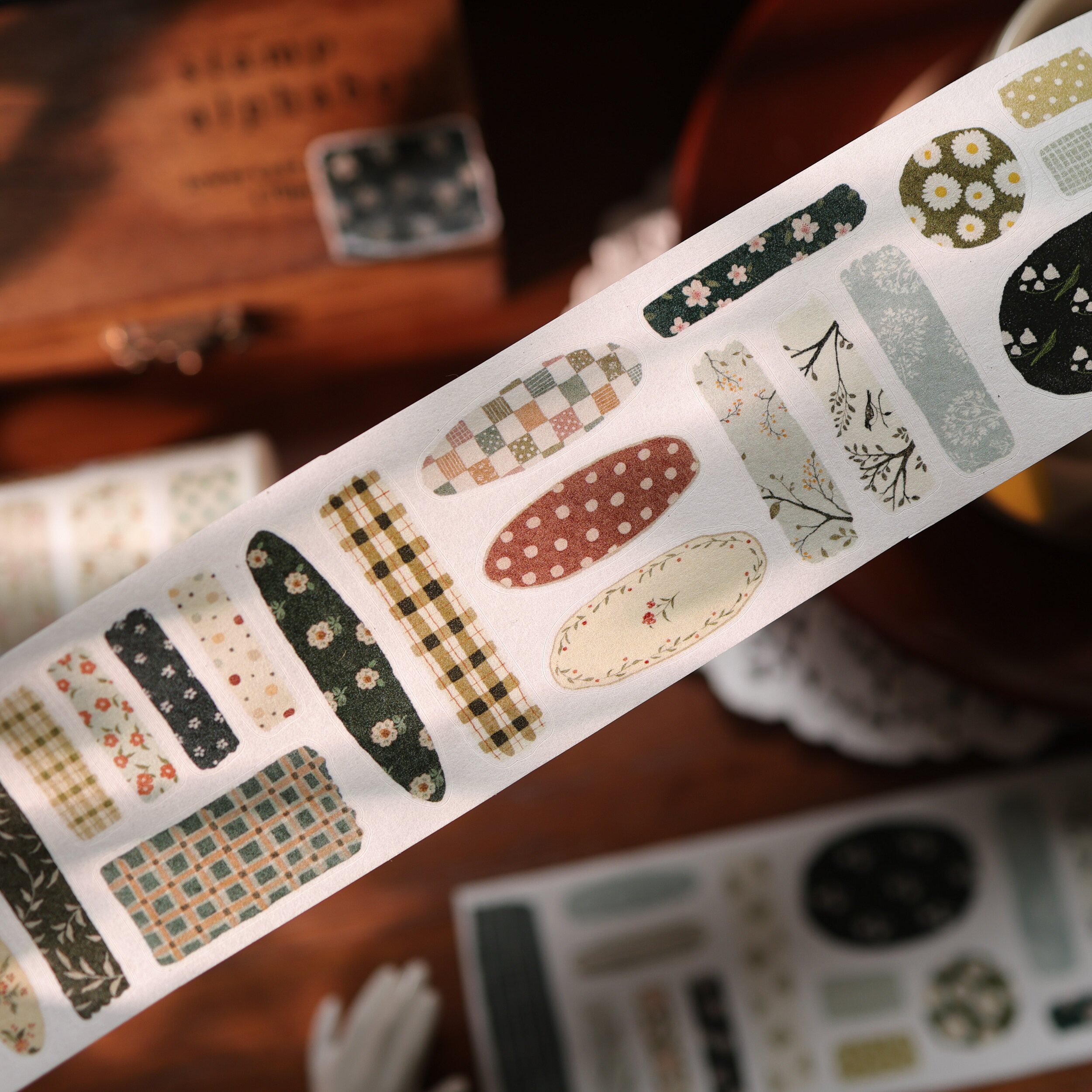 YiEr Studio Vintage Çiçekli Pa - Washi Tape Set incelemesi ve fiyatı