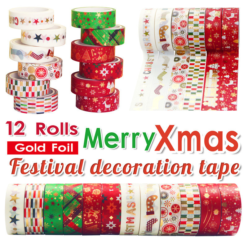 60 metre noel Washi bantlar se - Washi Tape Set incelemesi ve fiyatı