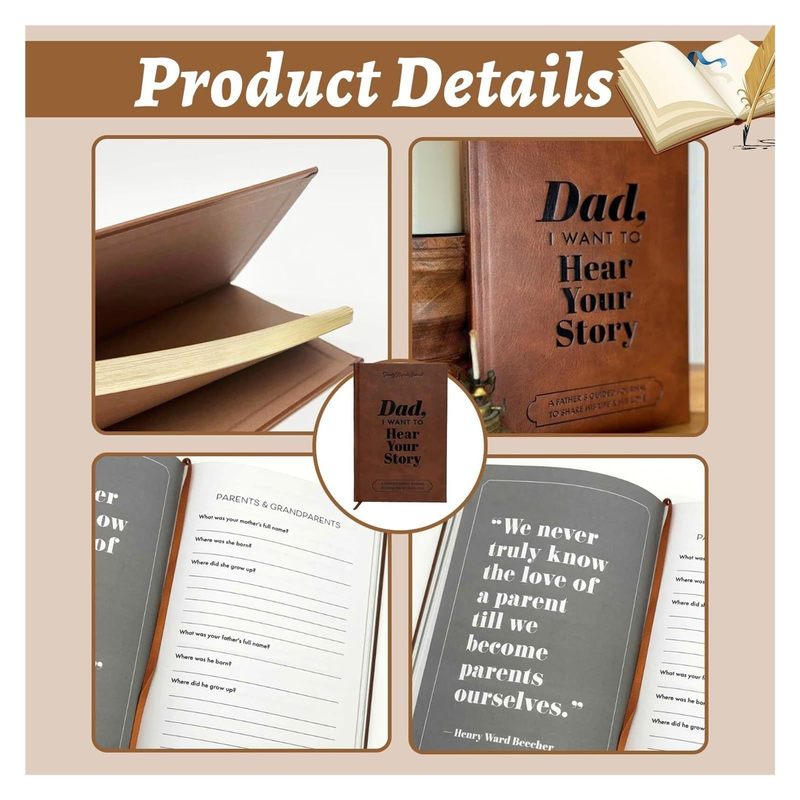 Baba, Hikayenizi Duymak İstiyo - Journal Leather Hardcover incelemesi ve fiyatı