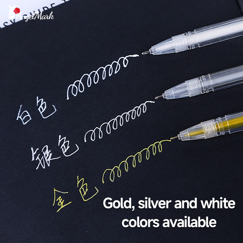 Beyaz Altın Gümüş Klasik Vurgu - Gel Ink Pen Set incelemesi ve fiyatı