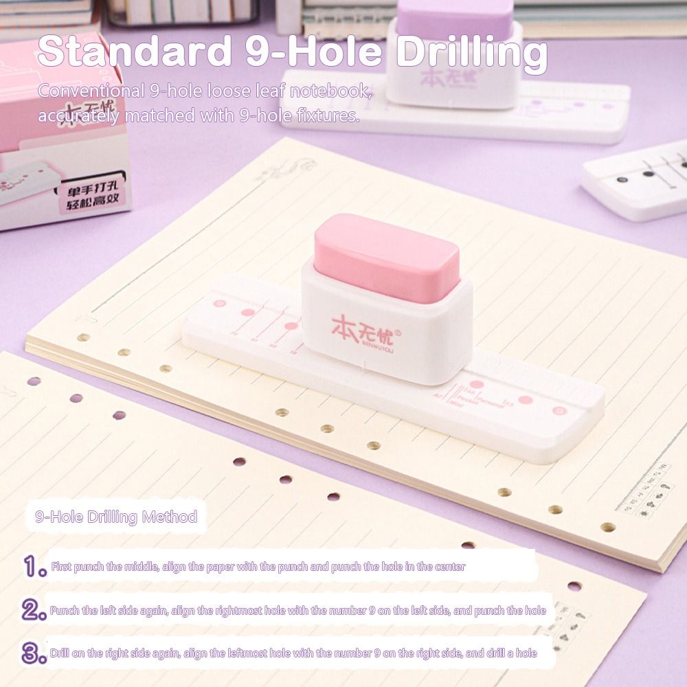 3 Delikli Mini El Delgeç Çok F - Paper Punch 3 Hole incelemesi ve fiyatı
