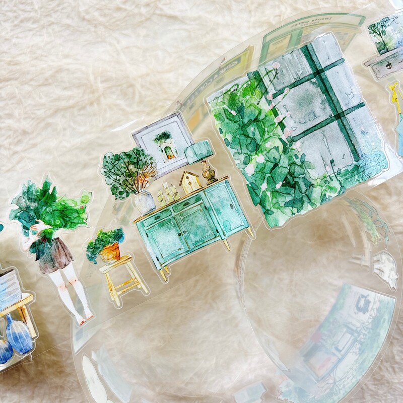 DingDing Studio Vintage Yeşil  - Washi Tape Set incelemesi ve fiyatı