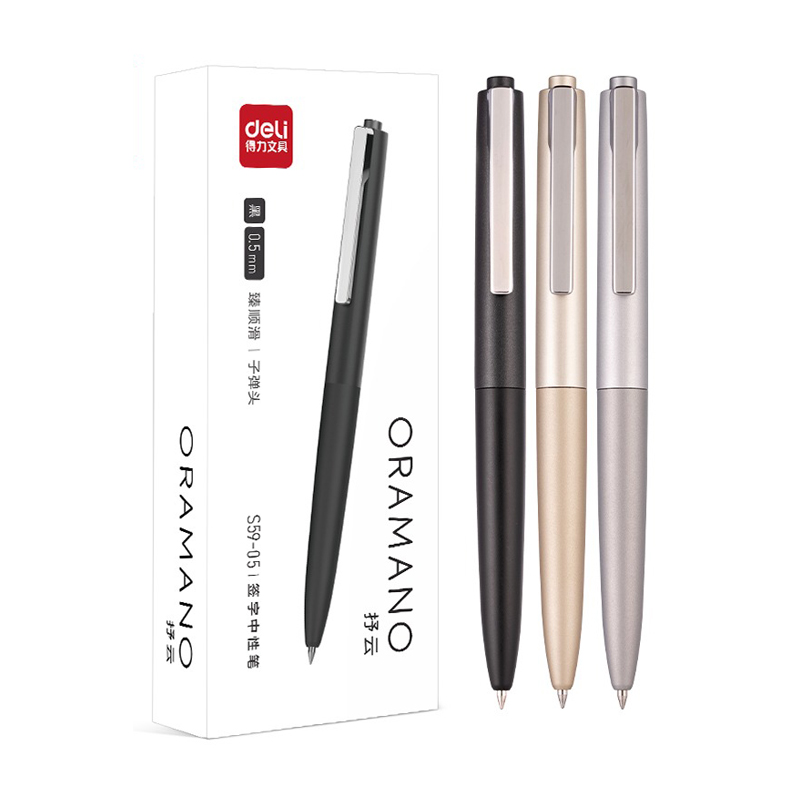 Deli 3 adet 0.5mm/0.7mm Siyah  - Office Stationery Supply Business incelemesi ve fiyatı