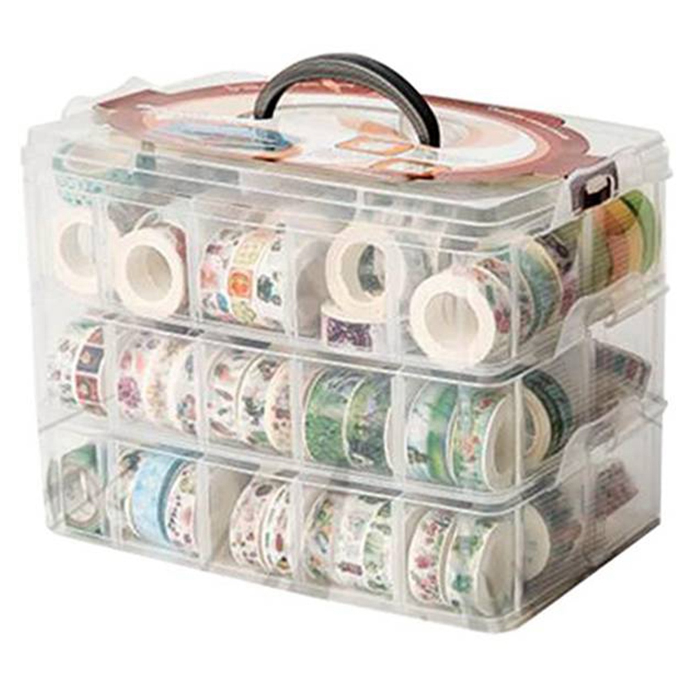 Şeffaf 3 Katmanlı 30 Bölmeli W - Washi Tape Set incelemesi ve fiyatı