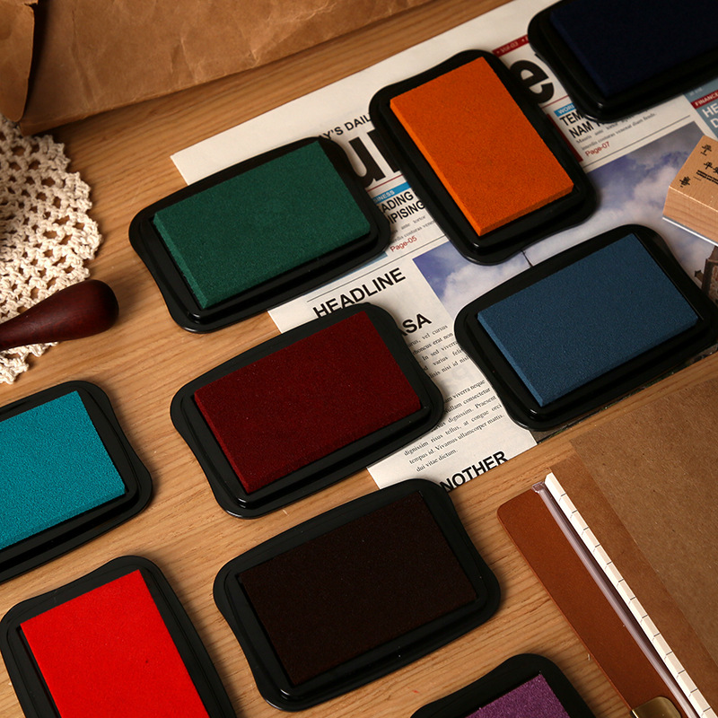 12 renk Vintage Düz Renk Büyük - Self Inking Stamp incelemesi ve fiyatı
