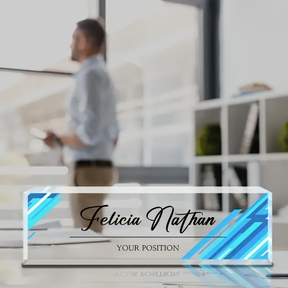 Öğretmenler ve Çalışanlar için - Desk Name Plate incelemesi ve fiyatı