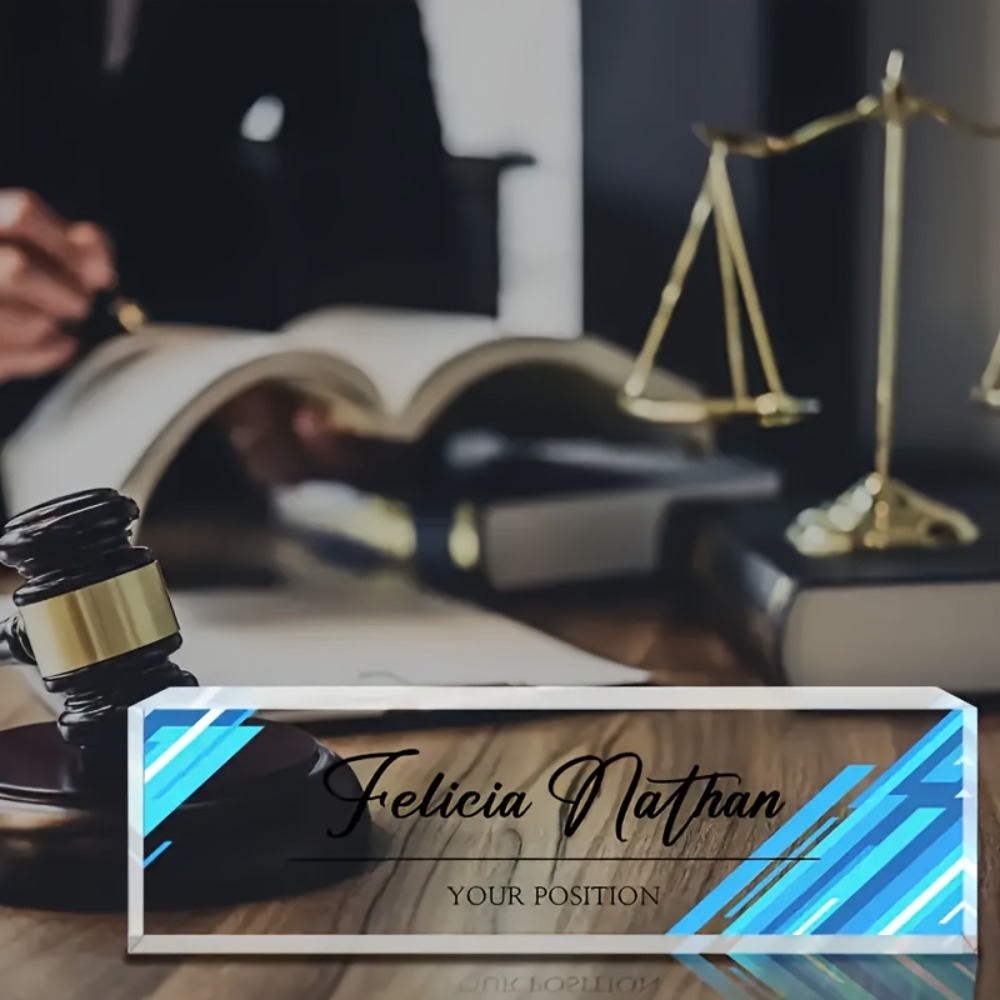 Öğretmenler ve Çalışanlar için - Desk Name Plate incelemesi ve fiyatı