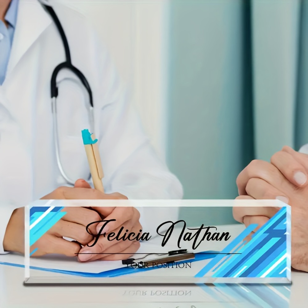 Öğretmenler ve Çalışanlar için - Desk Name Plate incelemesi ve fiyatı