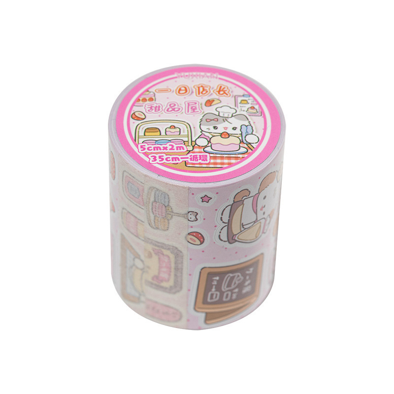 1 Rulo Sevimli Karikatür Washi - Washi Tape Set incelemesi ve fiyatı
