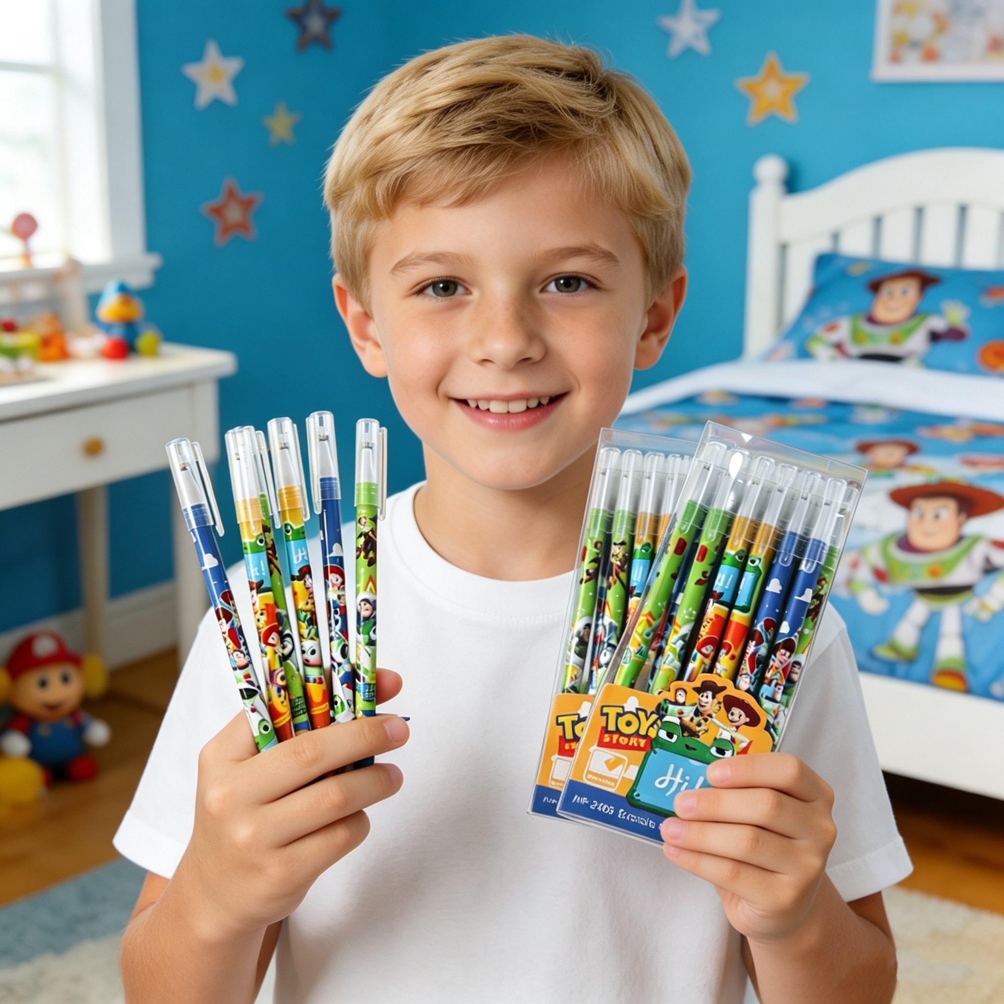 Yeni 6/24 adet Oyuncak Hikayes - Gel Ink Pen Set incelemesi ve fiyatı