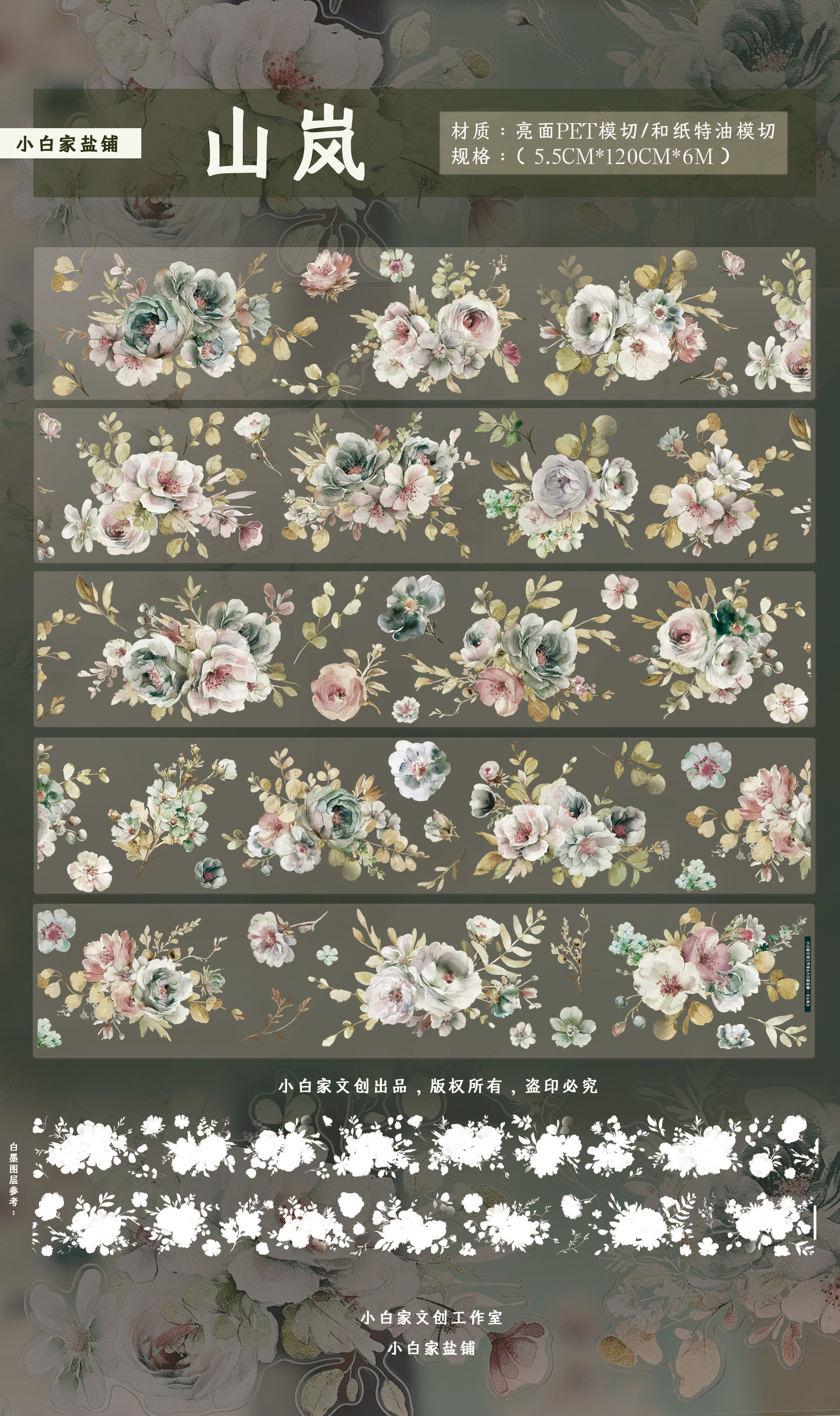 XiaoBaiJia Studio Vintage Yumu - Washi Tape Set incelemesi ve fiyatı