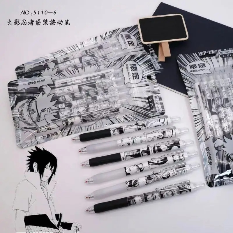 Naruto 6 adet/takım jel kalem  - Gel Ink Pen Set incelemesi ve fiyatı