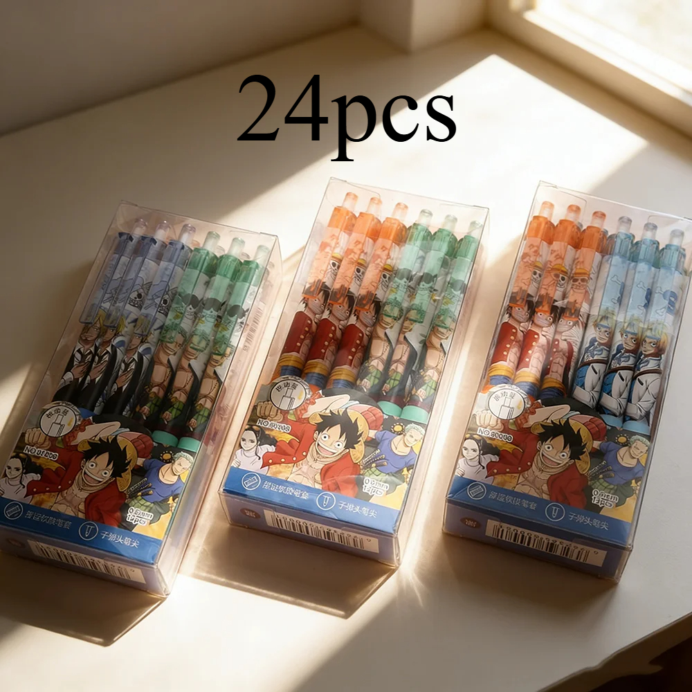 4/12/24 adet Anime tek parça s - Gel Ink Pen Set incelemesi ve fiyatı