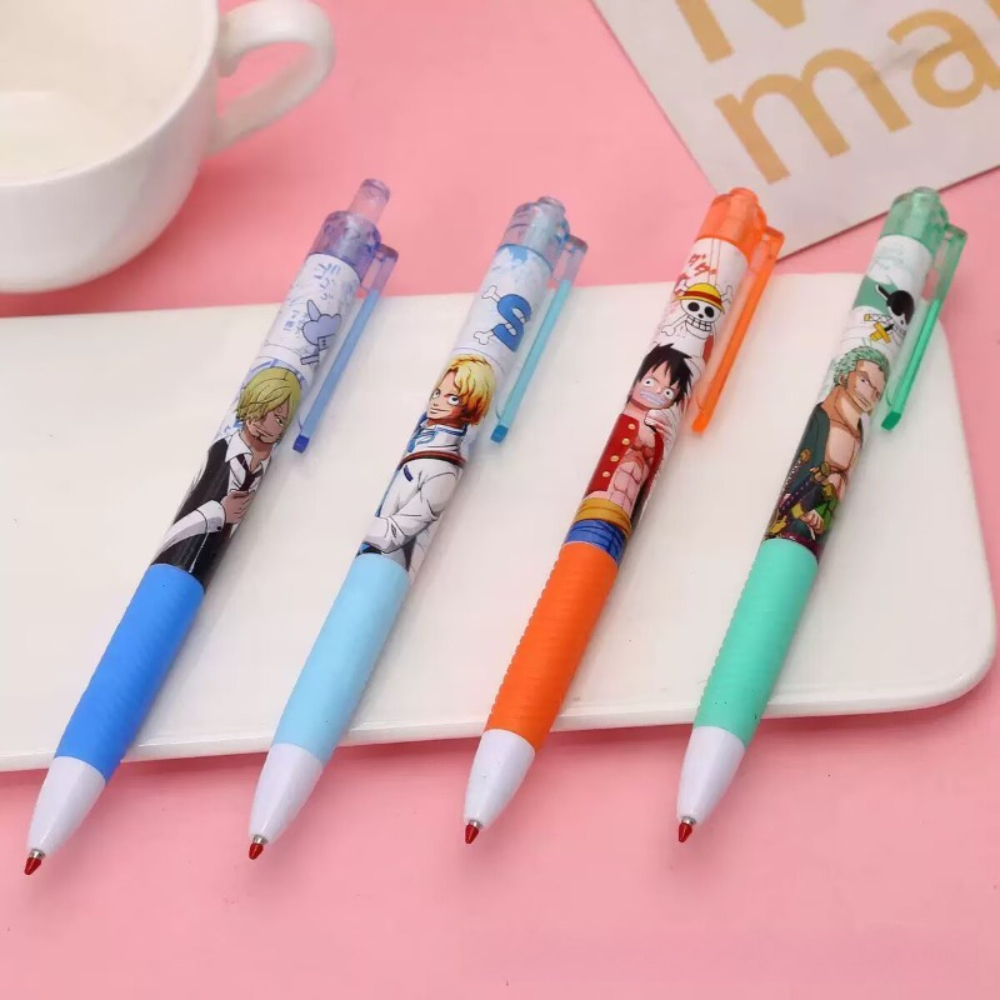 4/12/24 adet Anime tek parça s - Gel Ink Pen Set incelemesi ve fiyatı