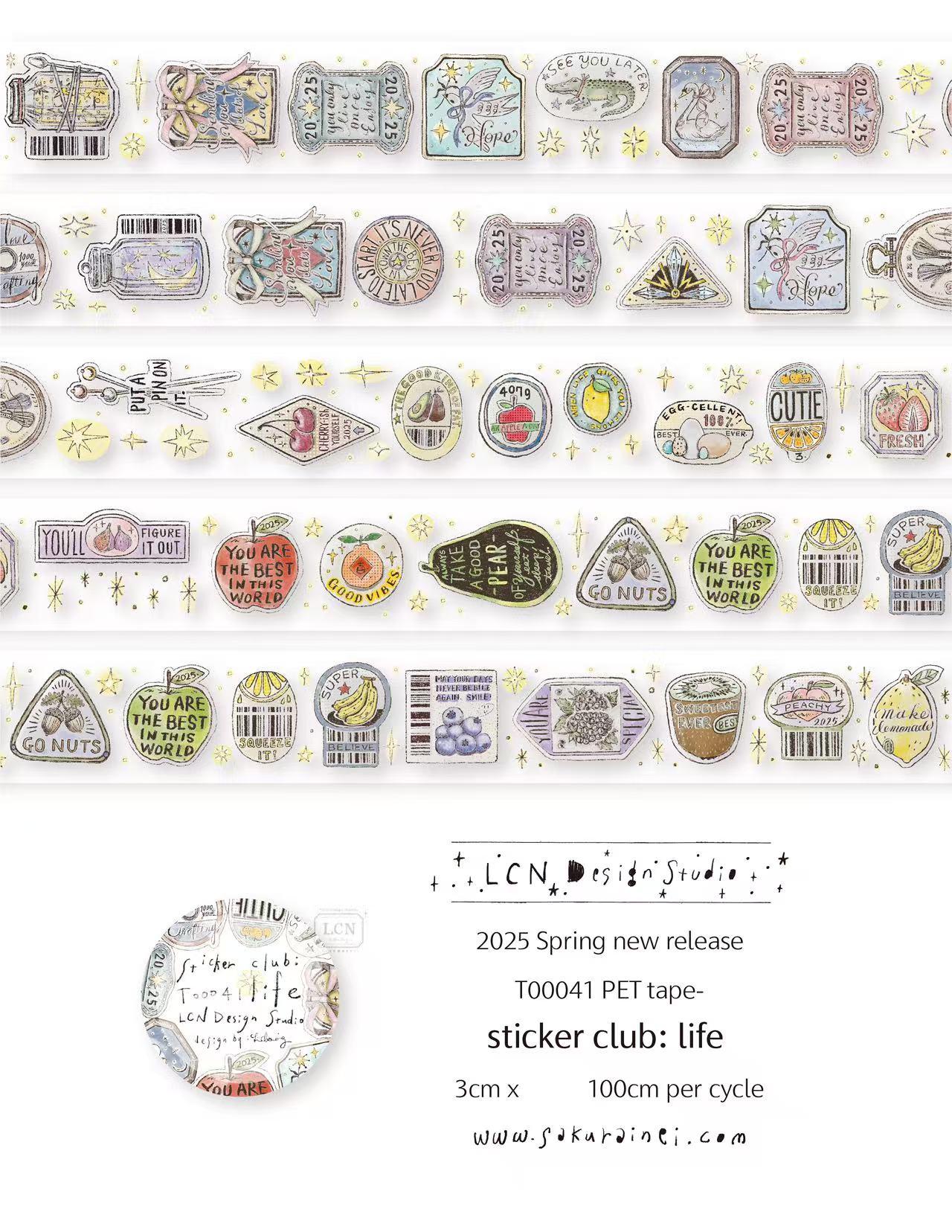 1 Döngü LCN Vintage Etiket Kul - Washi Tape Set incelemesi ve fiyatı